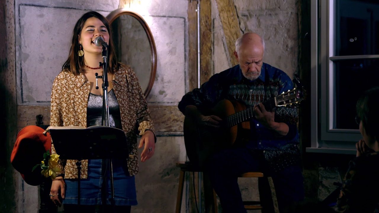 Ada Aebi y Jean-François Mages en concierto en La Coutellerie, Fribourg — producción audiovisual de Este Son Estudio
